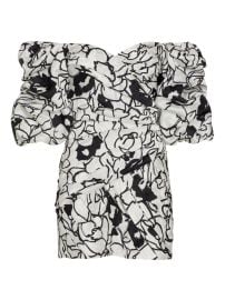 Shop Ronny Kobo Dawson Floral Off-The-Shoulder Minidress at Saks Fifth Avenue