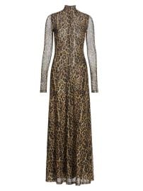 Shop Ronny Kobo Ember Mesh Baroque Maxi Dress at Saks Fifth Avenue