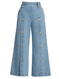 Shop Rosetta Getty Button-Front Culotte Jeans at Saks Fifth Avenue