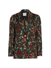 Shop Rosetta Getty Floral Jacquard Blazer at Saks Fifth Avenue