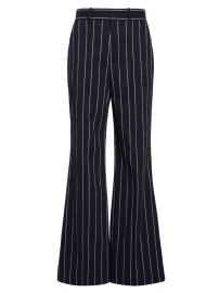 Shop Rosie Assoulin Flare For The Dramatic Cotton-Blend Trousers at Saks Fifth Avenue