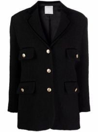 Shop SANDRO Nikita single-breasted tweed jacket with Express Delivery - at Farfetch