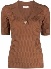 Shop SANDRO Victor ribbed-knit top with Express Delivery - at Farfetch