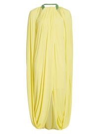 Shop SIMKHAI Jacky Draped Halter Maxi Dress at Saks Fifth Avenue