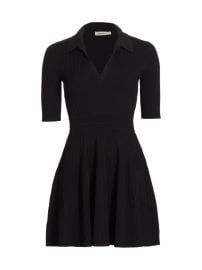 Shop SIMKHAI Patricia Ribbed Polo Minidress at Saks Fifth Avenue