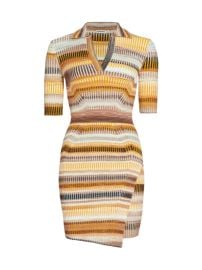 Shop SIMKHAI Solana Polo Mini-Wrap Dress at Saks Fifth Avenue