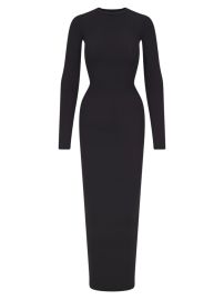 Shop SKIMS Fits Everybody Crewneck Long-Sleeve Dress at Saks Fifth Avenue