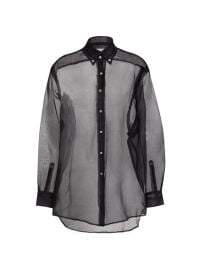 Shop SPRWMN Oversized Organza Shirt at Saks Fifth Avenue