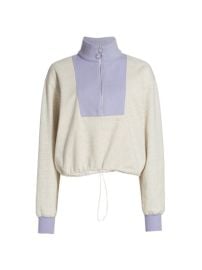 Shop STAUD Alys Colorblock Sweatshirt at Saks Fifth Avenue
