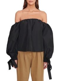 Shop STAUD Colby Off-The-Shoulder Blouse at Saks Fifth Avenue