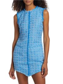 Shop STAUD Crystal Tweed Minidress at Saks Fifth Avenue