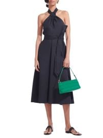 Shop STAUD Kai Stretch Cotton Halter Dress at Saks Fifth Avenue