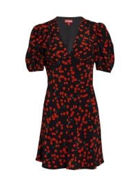 Shop STAUD Milla Poppy Print Minidress at Saks Fifth Avenue