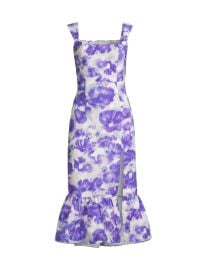 Shop Sachin Babi Laura Floral Midi-Dress at Saks Fifth Avenue