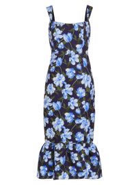 Shop Sachin Babi Laura Floral Midi-Dress at Saks Fifth Avenue