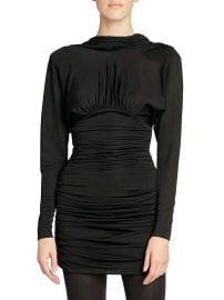 Shop Saint Laurent Cowl Back Dress In Lurex Jersey at Saks Fifth Avenue