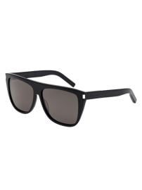 Shop Saint Laurent Original SL 1 Rectangular 59MM Sunglasses at Saks Fifth Avenue