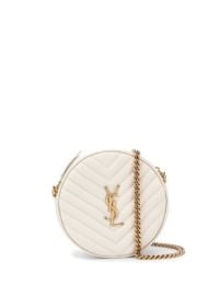 Shop Saint Laurent Vinyle round camera bag with Express Delivery - at Farfetch