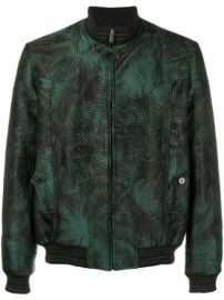 Shop Saint Laurent foliage jacquard bomber jacket with Express Delivery - at Farfetch