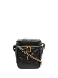 Shop Saint Laurent quilted vanity bag with Express Delivery - at Farfetch