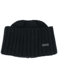 Shop Saint Laurent rib-knit cashmere beanie with Express Delivery - at Farfetch