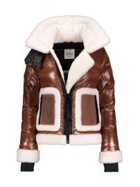 Shop Sam Veronica Shearling-Trim Down Jacket at Saks Fifth Avenue