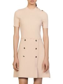 Shop Sandro Alyssa Knit Fit--Flare Dress at Saks Fifth Avenue