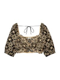 Shop Sandro Broderie Anglaise Crop Top at Saks Fifth Avenue