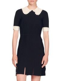 Shop Sandro Caline Knit Minidress at Saks Fifth Avenue