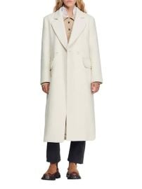 Shop Sandro Derek Cotton Wool Long Coat at Saks Fifth Avenue