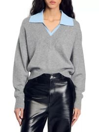 Shop Sandro Double Neck Jumper at Saks Fifth Avenue