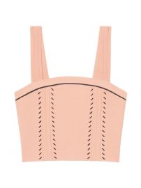 Shop Sandro Figari Cropped Knit Camisole at Saks Fifth Avenue