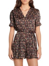 Shop Sandro Grenadine Floral Playsuit at Saks Fifth Avenue