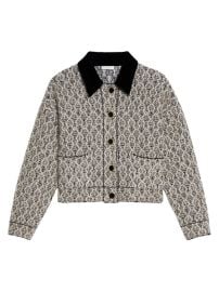 Shop Sandro Jazy Contrast Collar Wool-Lurex Tweed Jacket at Saks Fifth Avenue