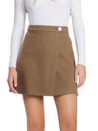 Shop Sandro Julieta Wool A-Line Skirt at Saks Fifth Avenue