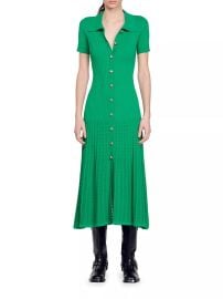 Shop Sandro Knit Midi Dress at Saks Fifth Avenue