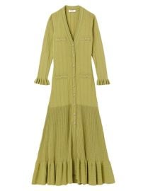 Shop Sandro Long Knitted Dress at Saks Fifth Avenue