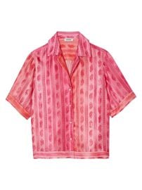 Shop Sandro Paisley Print Shirt at Saks Fifth Avenue