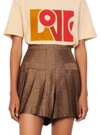 Shop Sandro Patterned Jacquard Skort at Saks Fifth Avenue