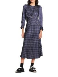 Shop Sandro Ricci Polka Dot Midi Dress at Saks Fifth Avenue