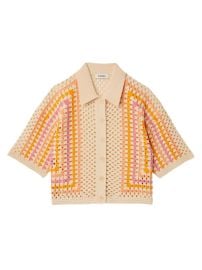 Shop Sandro Sacramento Crocheted Top at Saks Fifth Avenue