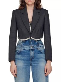 Shop Sandro Short Suit Jacket Saks Fifth Avenue at Saks Fifth Avenue