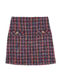 Shop Sandro Short Tweed Skirt at Saks Fifth Avenue