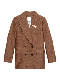 Shop Sandro Tailored Jacquard Logo Jacket at Saks Fifth Avenue