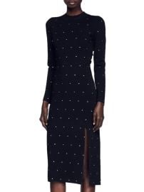 Shop Sandro Tijuana Crystal-Embellished Dress at Saks Fifth Avenue