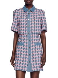 Shop Sandro Tweed Dress at Saks Fifth Avenue