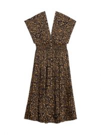 Shop Sandro Vienne Leopard A-Line Dress at Saks Fifth Avenue