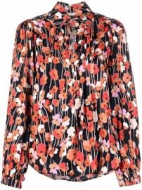 Shop See by ChloxE9 floral-print pussybow blouse with Express Delivery - at Farfetch