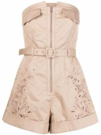 Shop Self-Portrait broderie anglaise playsuit with Express Delivery - at Farfetch