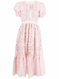 Shop Self-Portrait lace midi dress with Express Delivery - at Farfetch